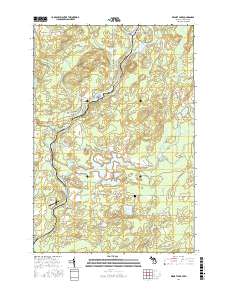 Resort Lake 2017 topographic map thumbnail
