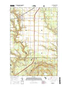 Rudyard 2017 topographic map thumbnail