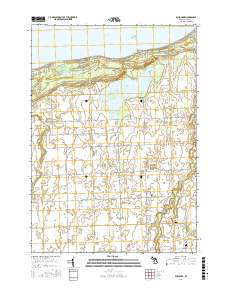 Rush Lake 2017 topographic map thumbnail