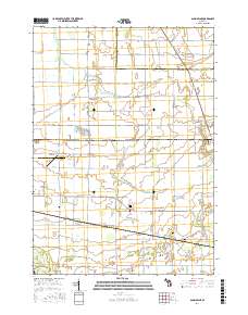 Saginaw NE 2017 topographic map thumbnail