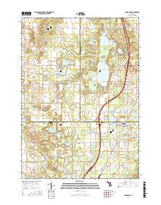 Sand Lake 2017 topographic map thumbnail
