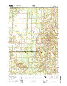 Sand Lake SW 2017 topographic map thumbnail