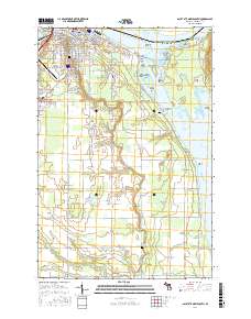 Sault Ste. Marie South 2017 topographic map thumbnail