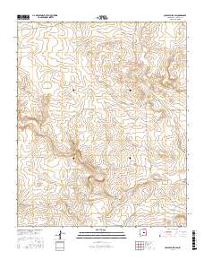 Cowboy Mesa SW 2017 topographic map thumbnail