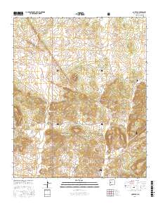 Cox Peak 2017 topographic map thumbnail