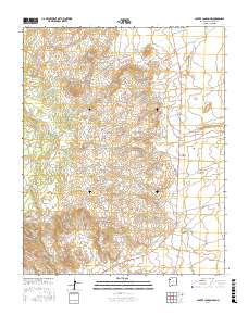 Coyote Canyon NW 2017 topographic map thumbnail