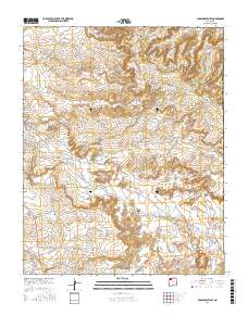 Crow Mesa West 2017 topographic map thumbnail