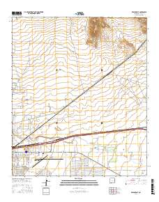 Deming East 2017 topographic map thumbnail