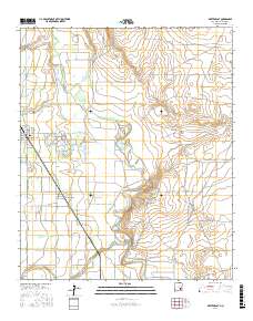 Dexter East 2017 topographic map thumbnail