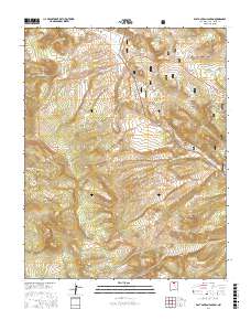 East Gavilan Canyon 2017 topographic map thumbnail