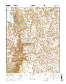 El Vado 2017 topographic map thumbnail
