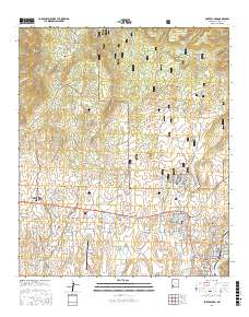 Fort Bayard 2017 topographic map thumbnail