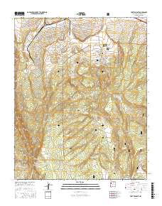 Fort Wingate 2017 topographic map thumbnail
