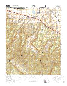 Ciniza 2017 topographic map thumbnail