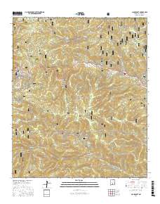 Cloudcroft 2017 topographic map thumbnail