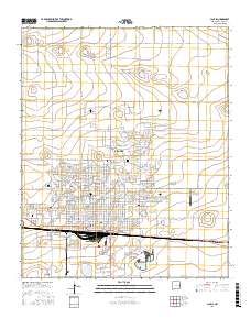 Clovis 2017 topographic map thumbnail