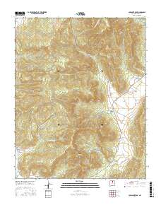 Comanche Peak 2017 topographic map thumbnail