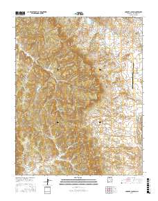 Cordova Canyon 2017 topographic map thumbnail