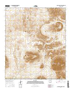 Cornudas Mountain 2017 topographic map thumbnail