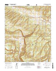 Cottonwood Canyon 2017 topographic map thumbnail
