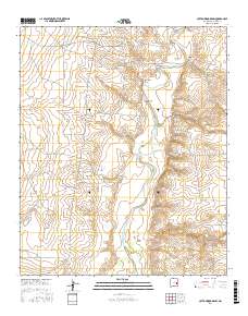 Cottonwood Draw 2017 topographic map thumbnail