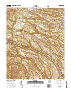 Frijoles 2017 topographic map thumbnail