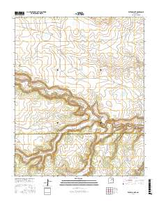 Frutosa Lake 2017 topographic map thumbnail