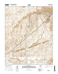 Galisteo 2017 topographic map thumbnail
