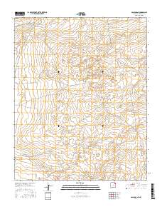 Gallegos NE 2017 topographic map thumbnail