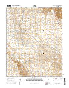 Gallegos Trading Post 2017 topographic map thumbnail