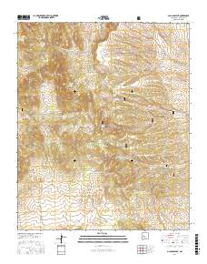 Gallinas Peak 2017 topographic map thumbnail