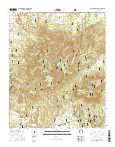 Gallo Mountains West 2017 topographic map thumbnail