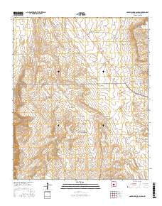 Garden Spring Canyon 2017 topographic map thumbnail