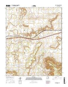 Gate Canyon 2017 topographic map thumbnail