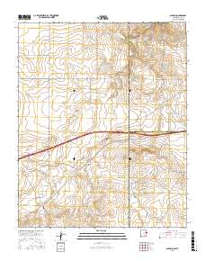 Glenrio 2017 topographic map thumbnail