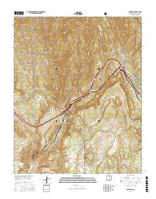 Glorieta 2017 topographic map thumbnail