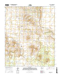 Goat Hill 2017 topographic map thumbnail