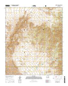 Godfrey Peak 2017 topographic map thumbnail