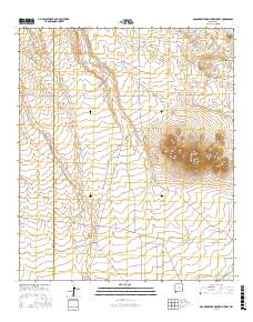 Grandmother Mountain West 2017 topographic map thumbnail