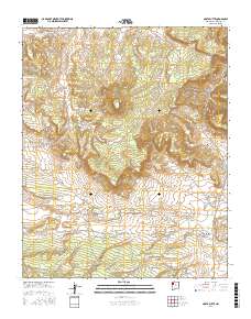 Hosta Butte 2017 topographic map thumbnail