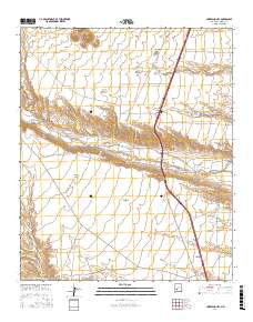 Huerfano Hill 2017 topographic map thumbnail