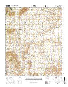 Jicarilla Peak 2017 topographic map thumbnail