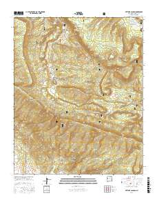 Kettner Canyon 2017 topographic map thumbnail