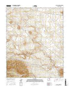 La Chata Crater 2017 topographic map thumbnail