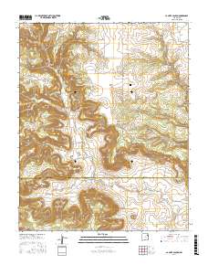 La Cinta Canyon 2017 topographic map thumbnail