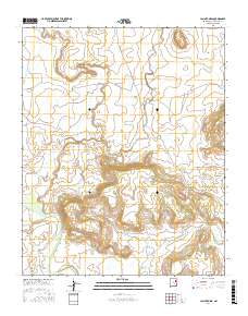 La Cinta Mesa 2017 topographic map thumbnail