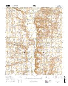 La Espia Peak 2017 topographic map thumbnail