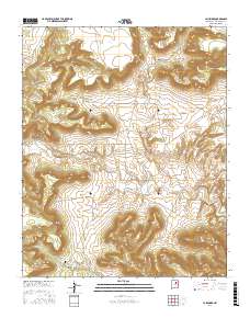La Liendre 2017 topographic map thumbnail