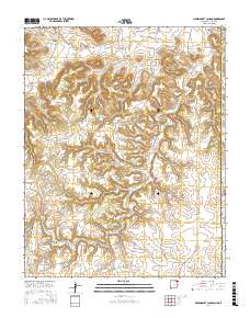 Greendailey Canyon 2017 topographic map thumbnail
