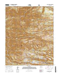 Guaje Mountain 2017 topographic map thumbnail